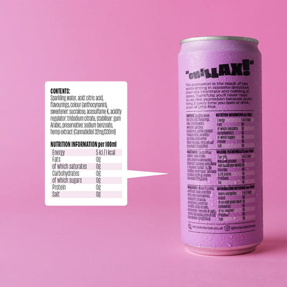 Little Rick Raspberry Coconut CBD Drink