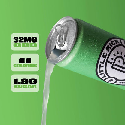 Little Rick Mint and Lime CBD Drink
