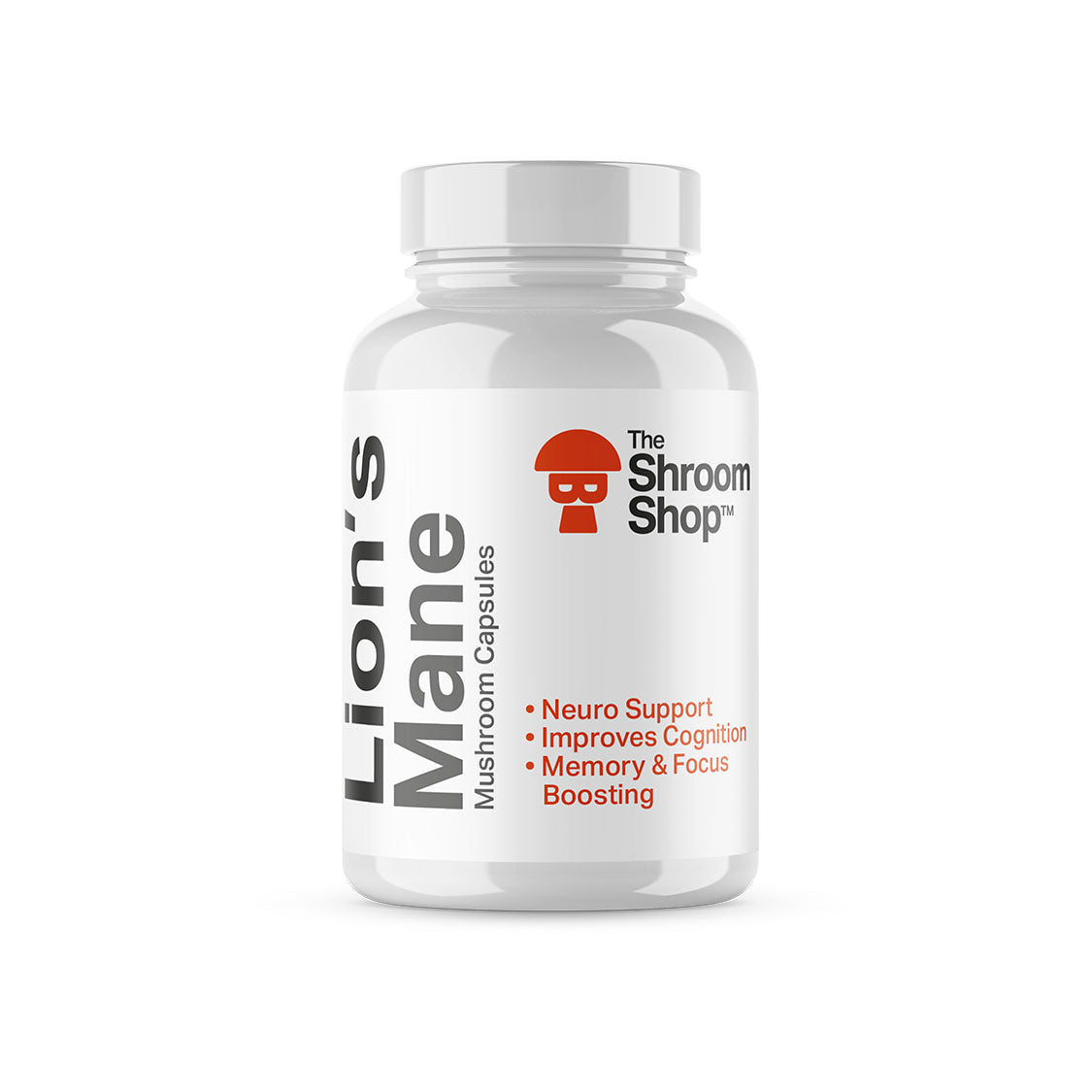 The Shroom Shop Lion's Mane Mushroom Capsules 90 Capsules product image
