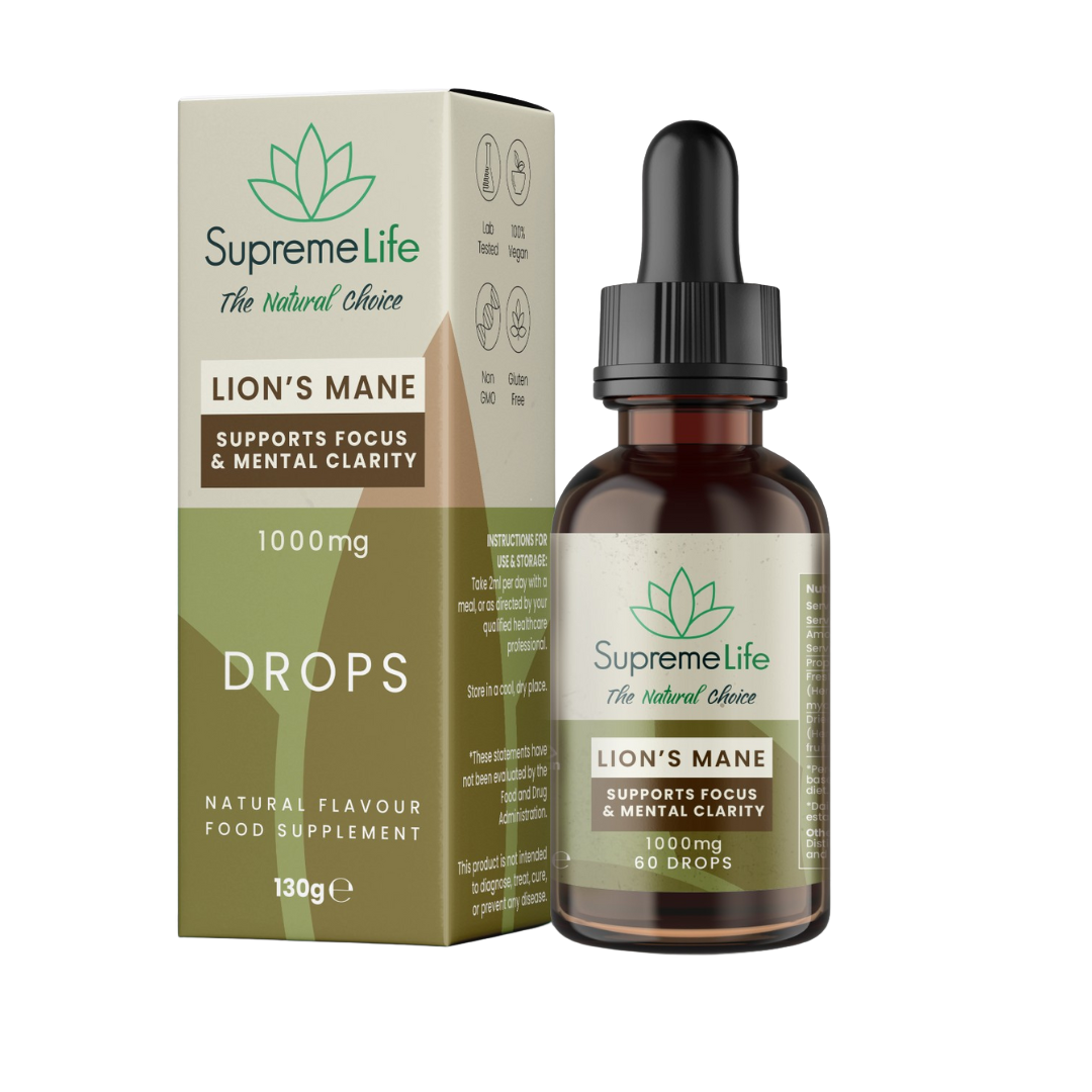 Supreme Life Lion's Mane Drops 60ml 1000mg
