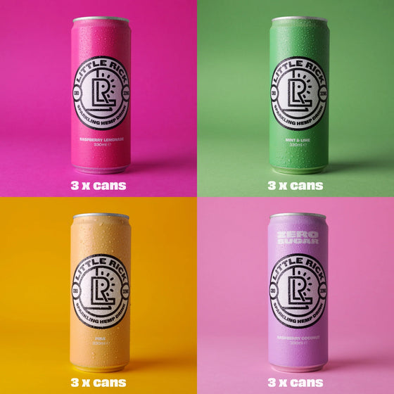Little Rick CBD Drink Mix Pack with 32mg CBD per can