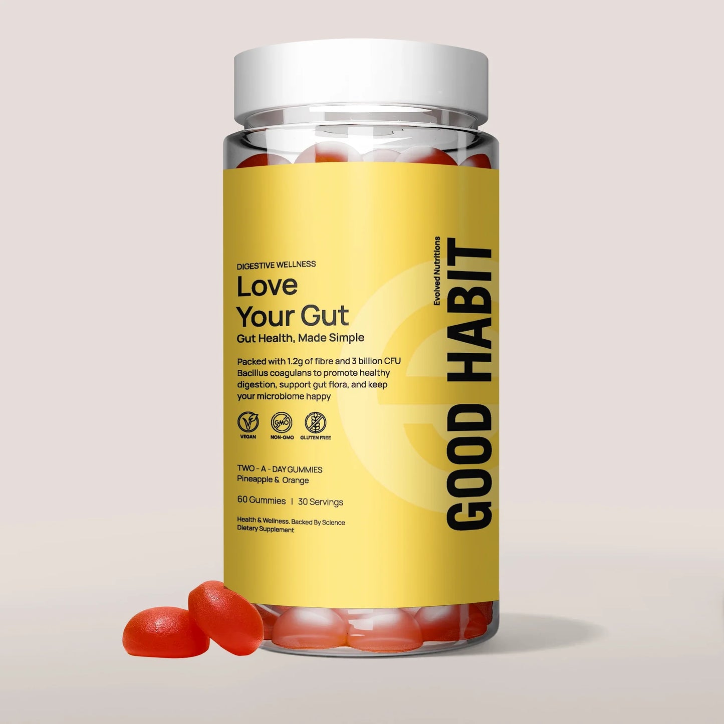 Evolved 'Love Your Gut' Prebiotic & Probiotic Gummies | The CBD Hut
