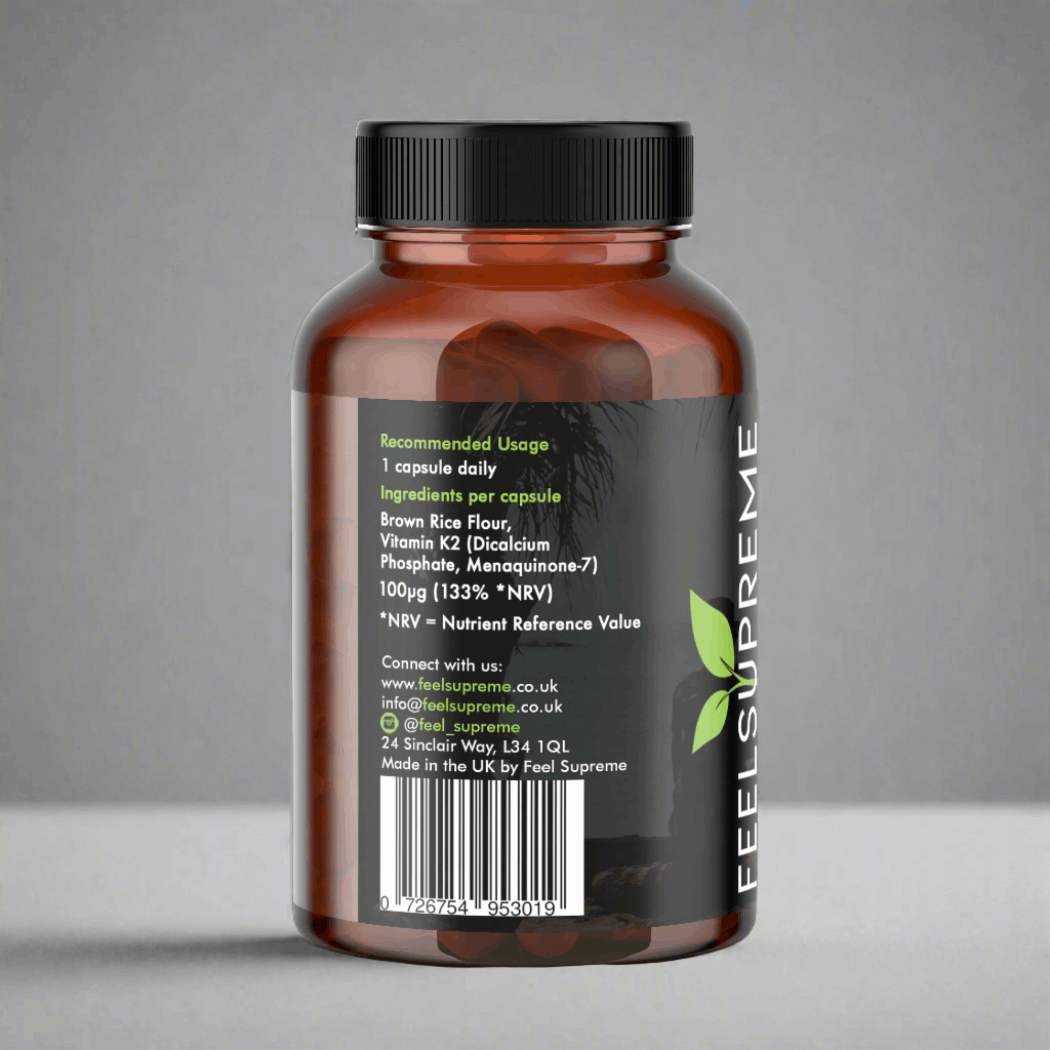 Feel Supreme Vitamin K2 MK7 Capsules bottle