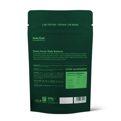 Swiss Peak CBD Matcha Gummies Mixed Berry 60 Gummies