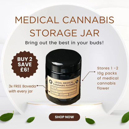 Infinity CBD UV Storage Jar With Humidity Packs at The CBD Hut