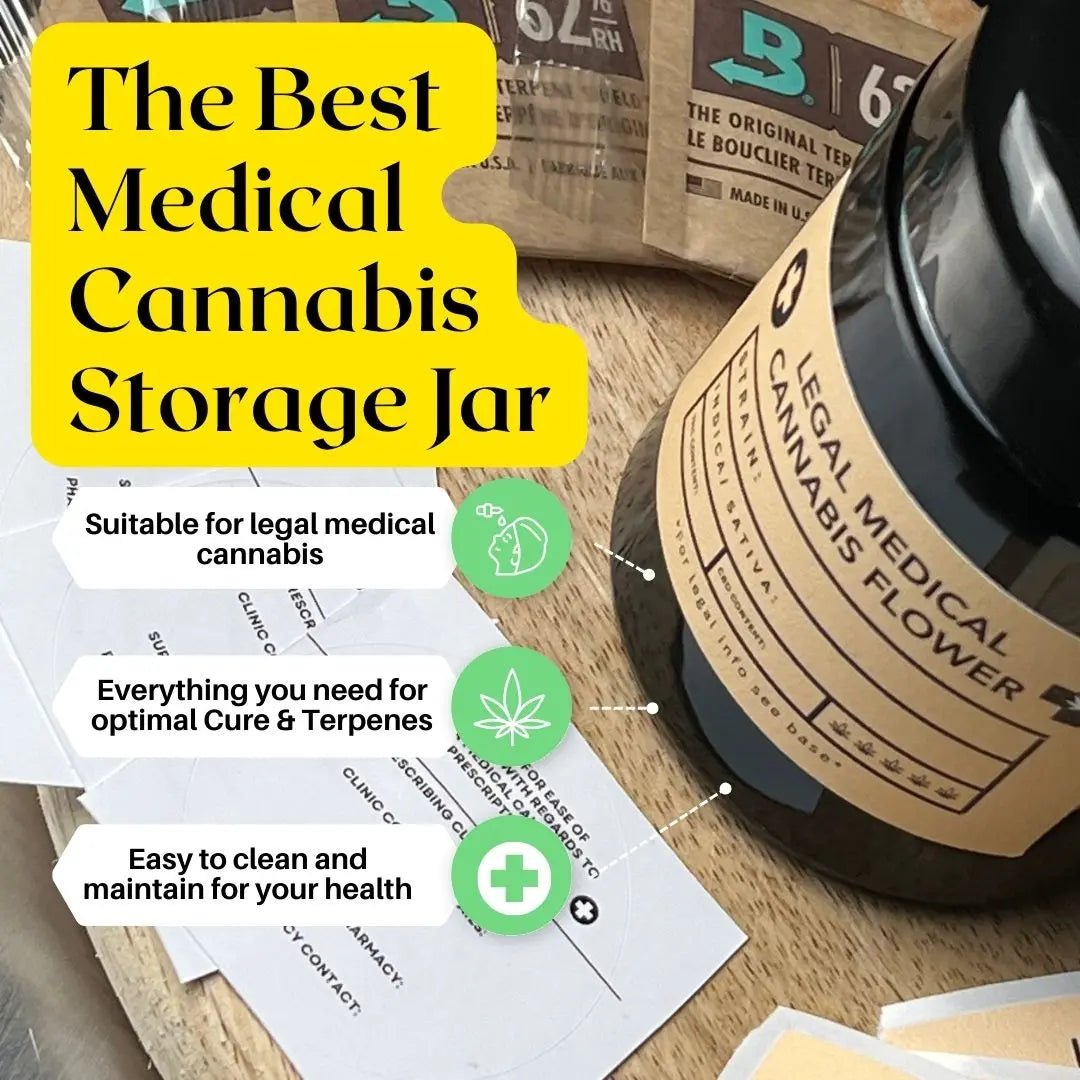 Infinity CBD UV Storage Jar With Humidity Packs at The CBD Hut