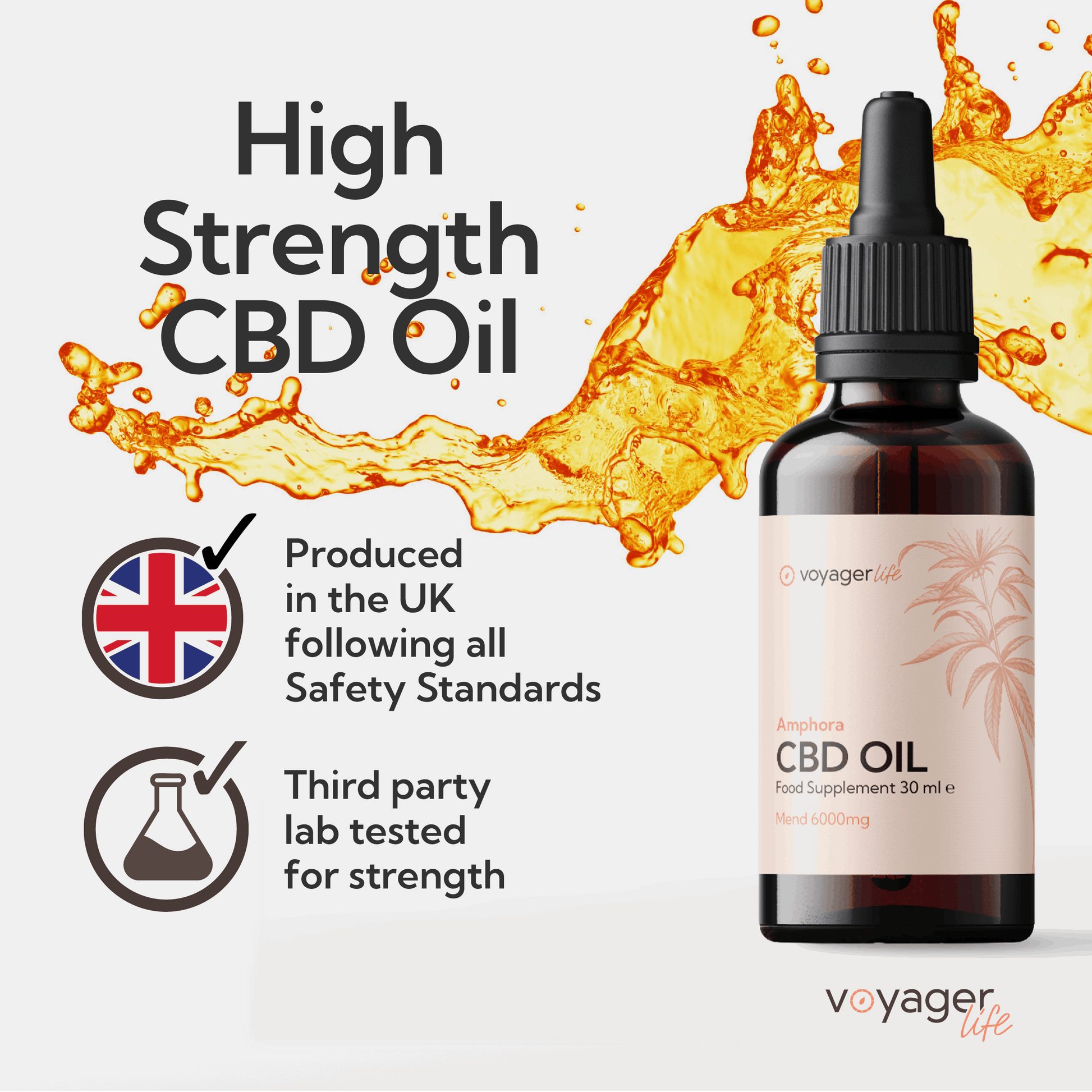 Voyager CBD Mend Oil 6000mg image 5
