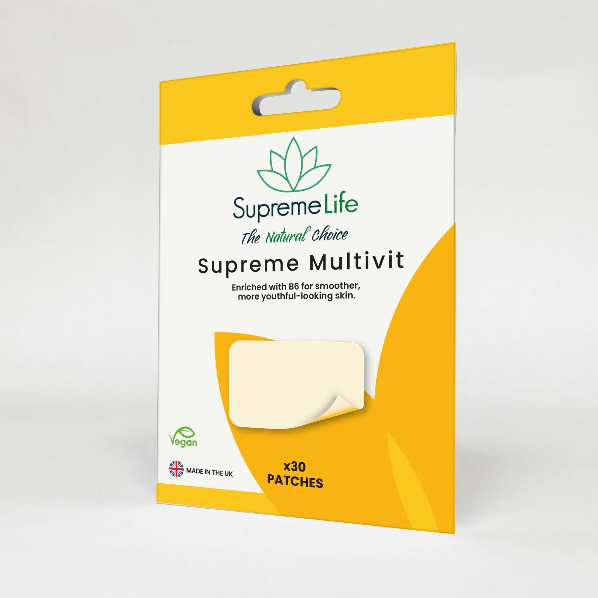 Supreme Life Multivitamin Patches 50mg 30 Pack