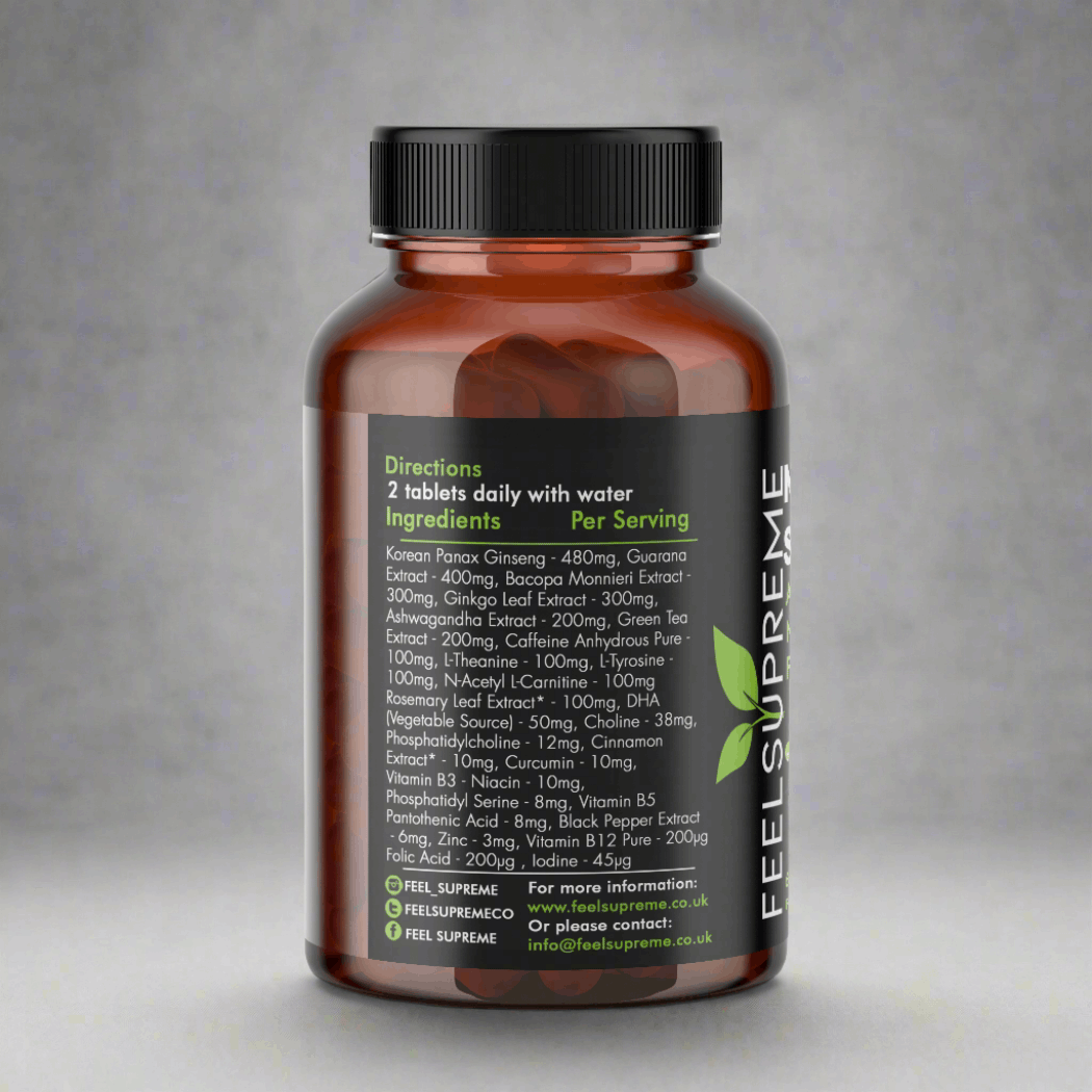 Feel Supreme Neuro Supreme Nootropic Formula bottle