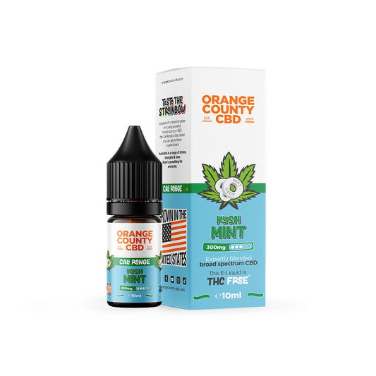 Orange County CBD Kush Mint Vape Juice 10ml 300mg