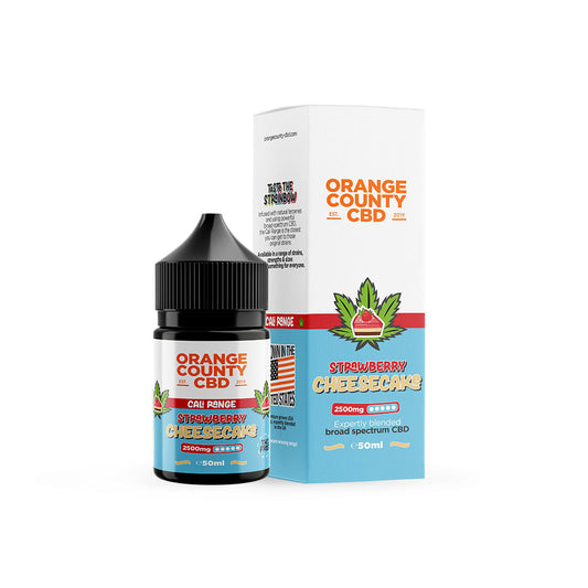 Orange County CBD Strawberry Cheesecake Vape Juice 50ml