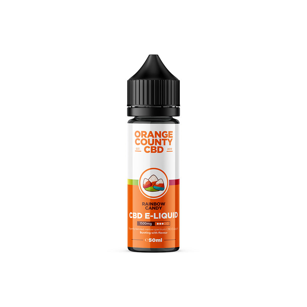 Orange County CBD Rainbow Candy Vape Juice 50ml 1500mg - Orange County CBD vape liquid