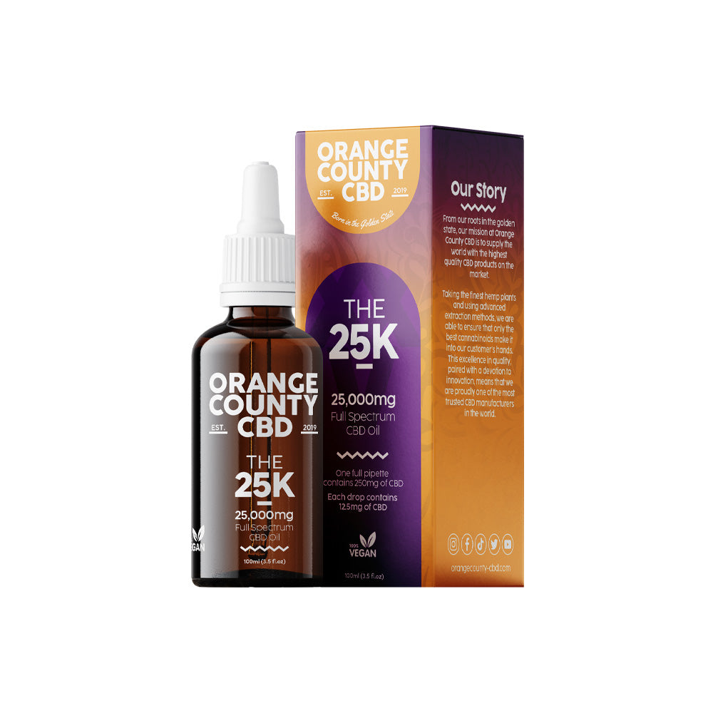 Orange County CBD Oil 100ml 25000mg product image