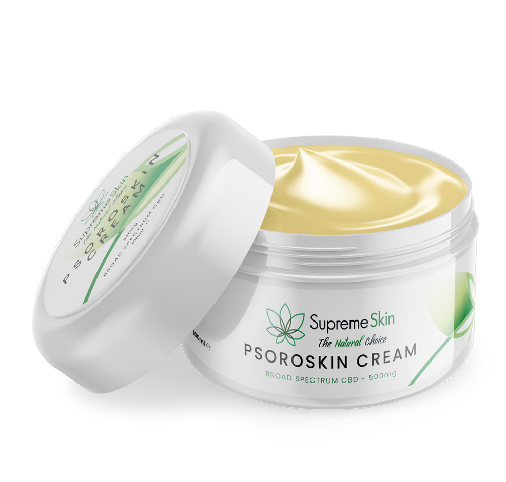 Supreme CBD Psoroskin CBD Cream 100ml 500mg product image at The CBD Hut