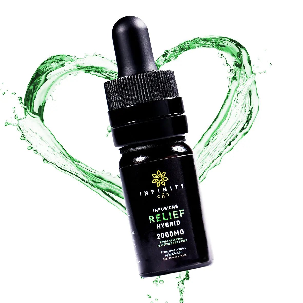 Infinity CBD Relief Terpene CBD Drops bottle