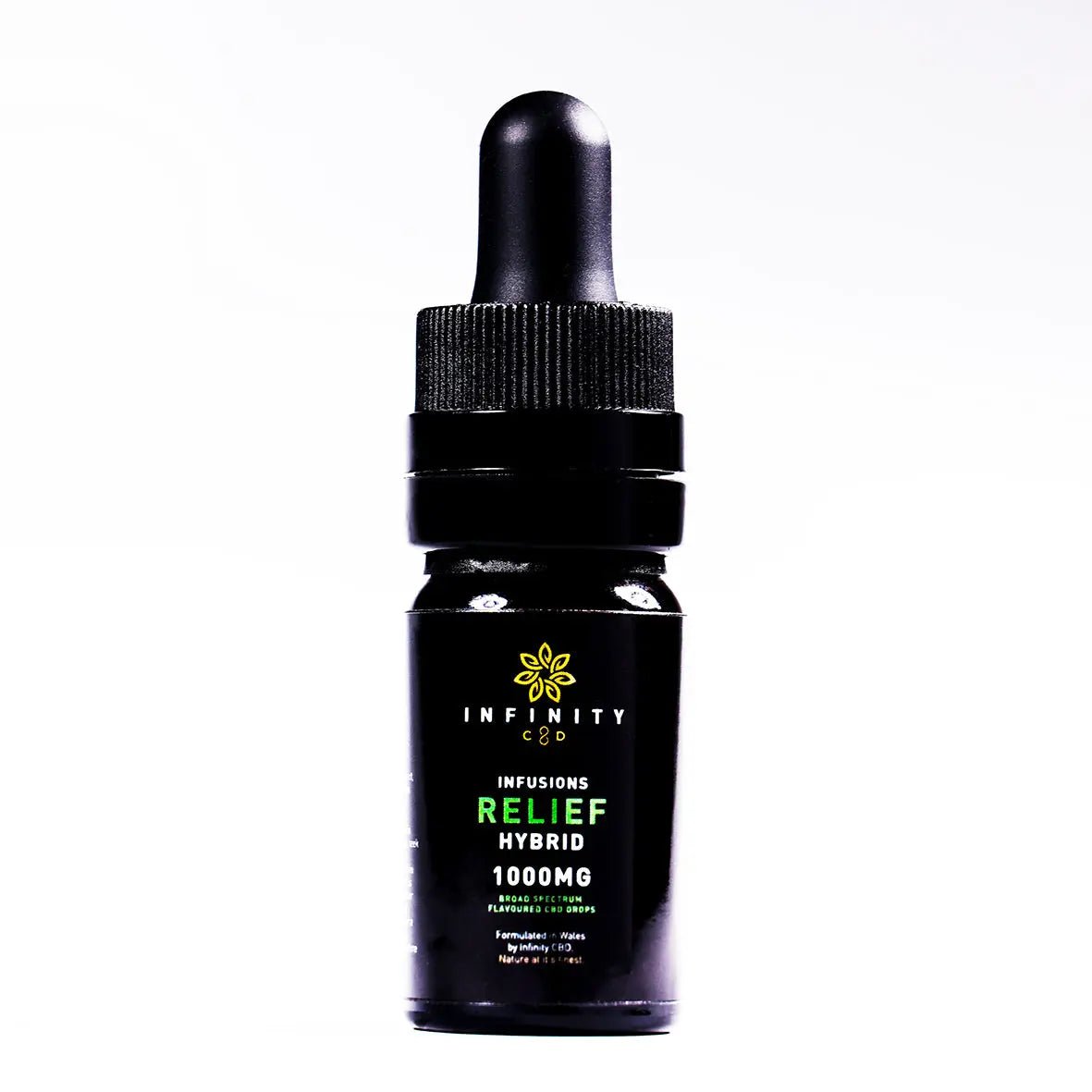 Infinity CBD Relief Terpene CBD Drops bottle