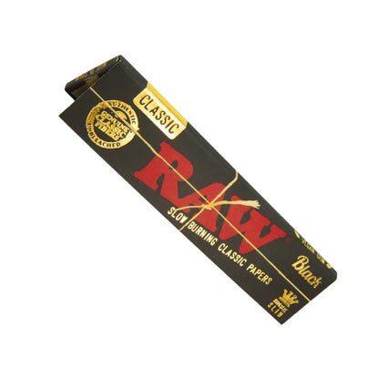 Raw Black Classic King Size Slim Rolling Papers | The CBD Hut