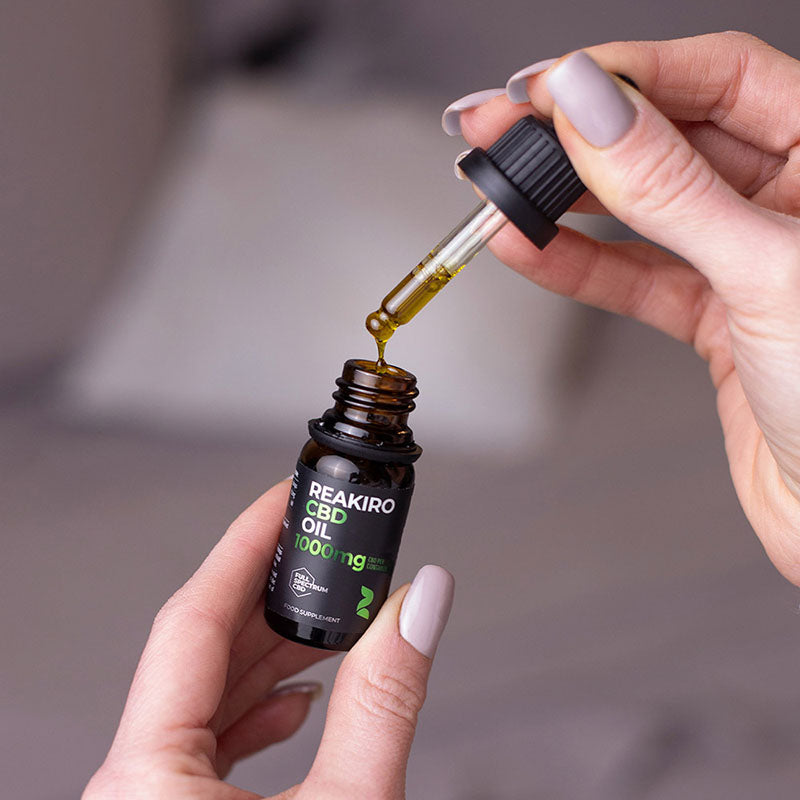 Reakiro Full Spectrum CBD Oil 1000mg bottle