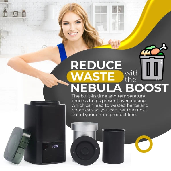 Nebula Boost Decarboxylator & Infuser - Black Edition - Reduce Waste with this device | The CBD Hut