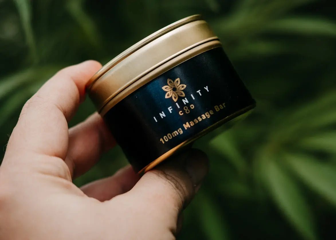 Infinity CBD Relax Massage Bar 100mg pack