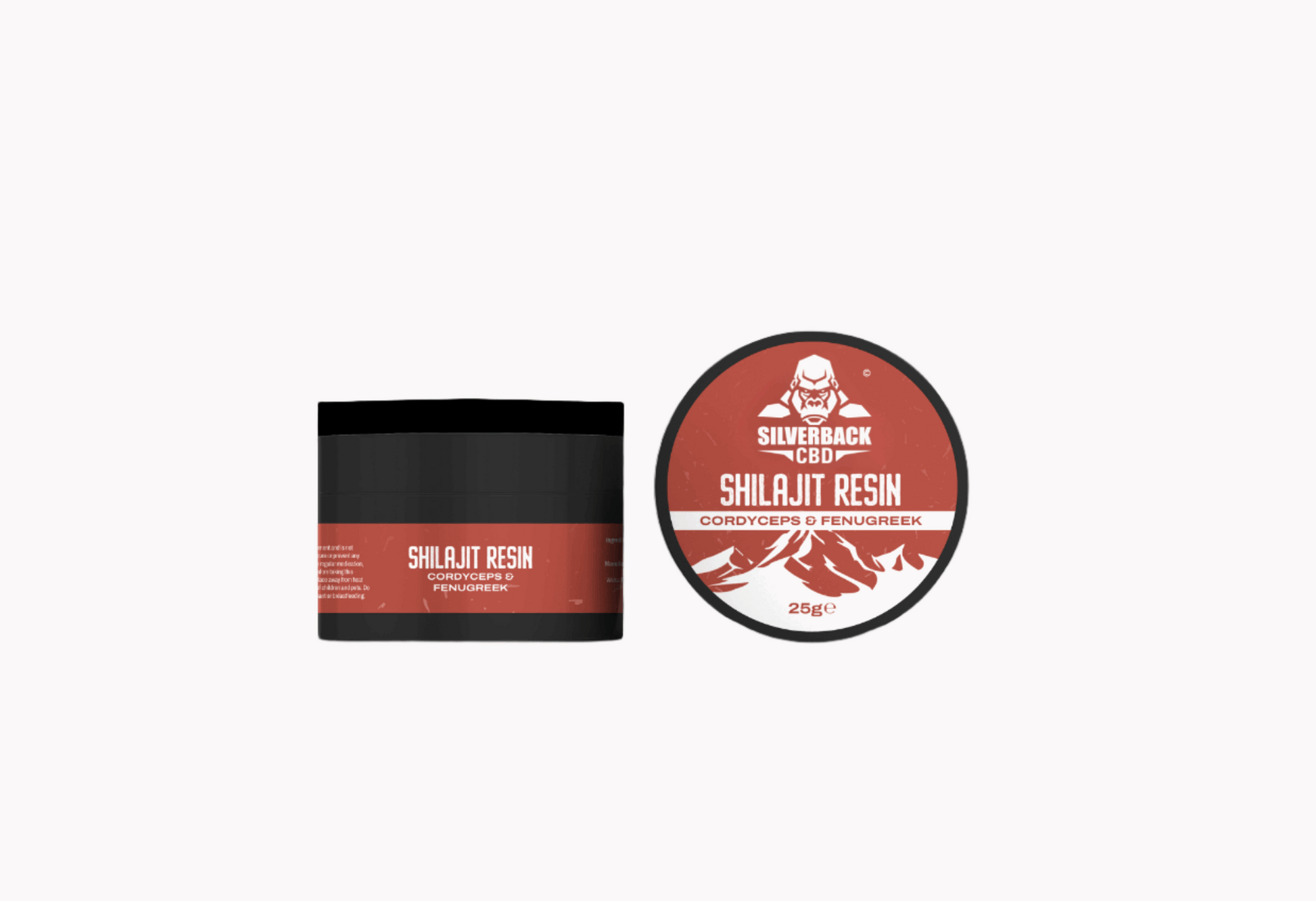Silverback CBD Cordyceps & Fenugreek Shilajit Resin 25g