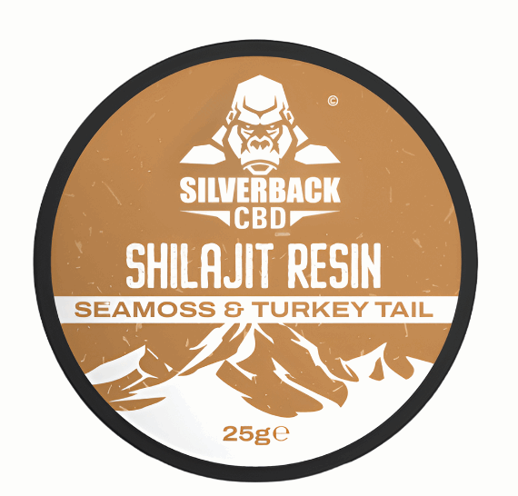 Silverback CBD Sea Moss & Turkey Tail Shilajit Resin 25g