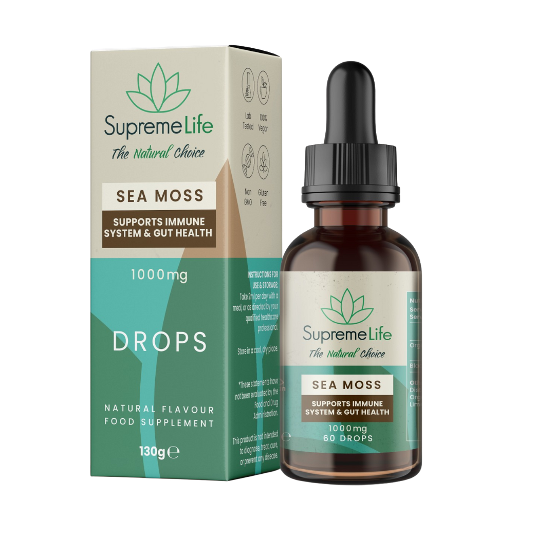 Supreme Life Sea Moss Drops 60ml 1000mg