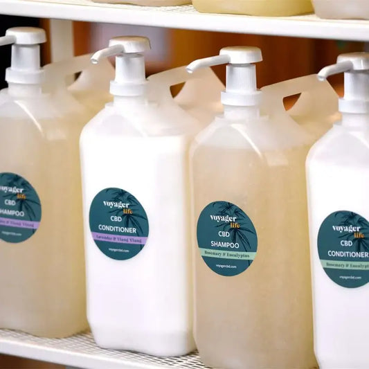 Voyager Refillery CBD Shampoo product image - Rosemary & Eucalyptus