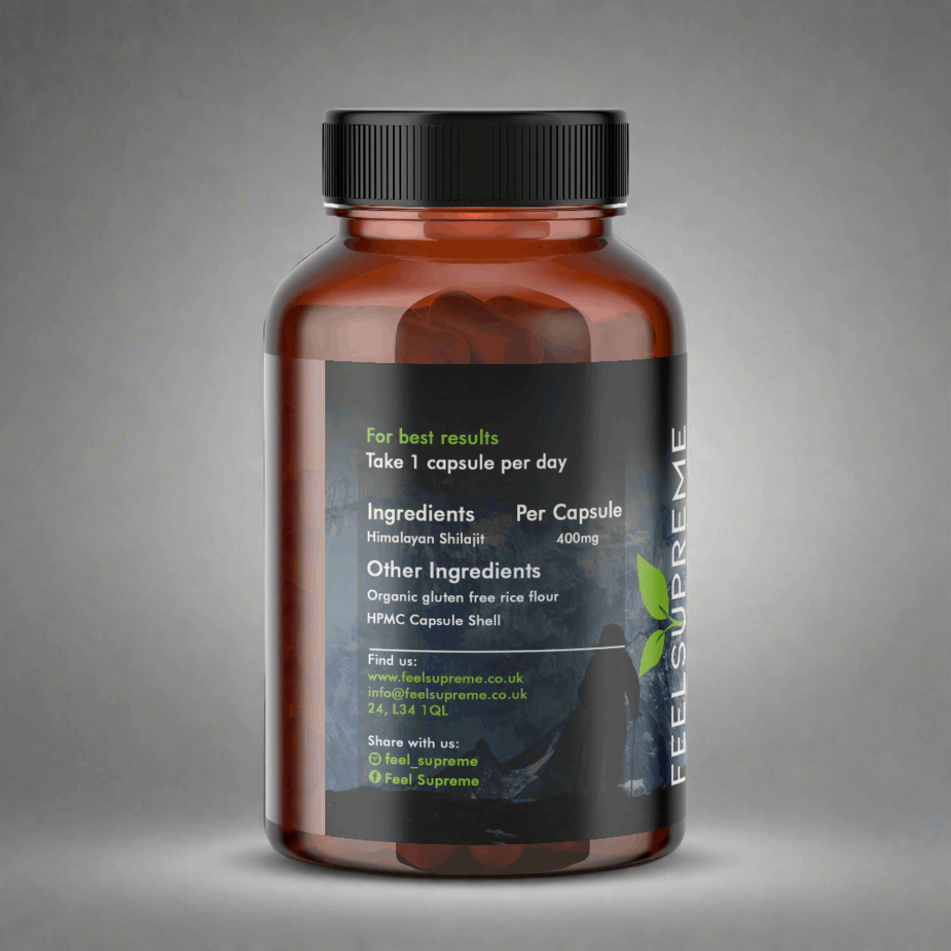 Feel Supreme Himalayan Shilajit Capsules at The CBD Hut