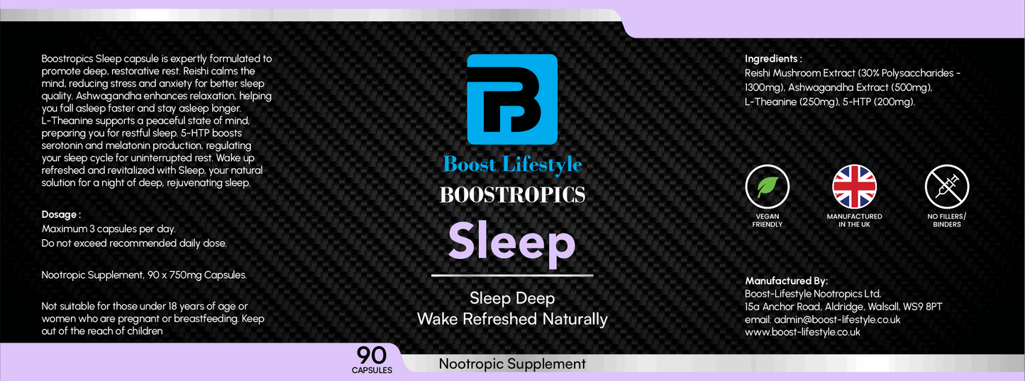 Boostropics Night Capsules 90 Capsules - The CBD Hut