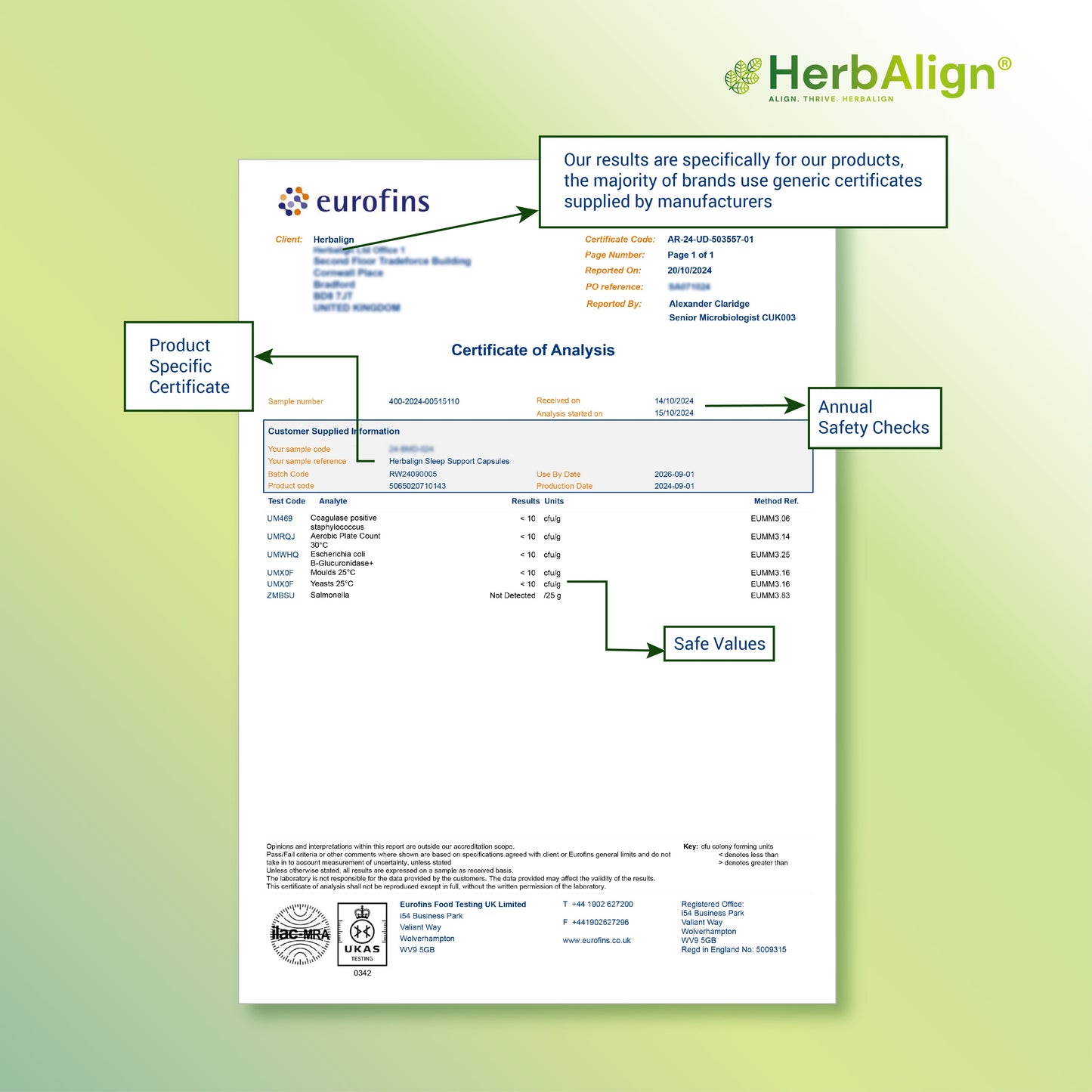 Herbalign Sleep Support Capsules with Valerian & Melatonin