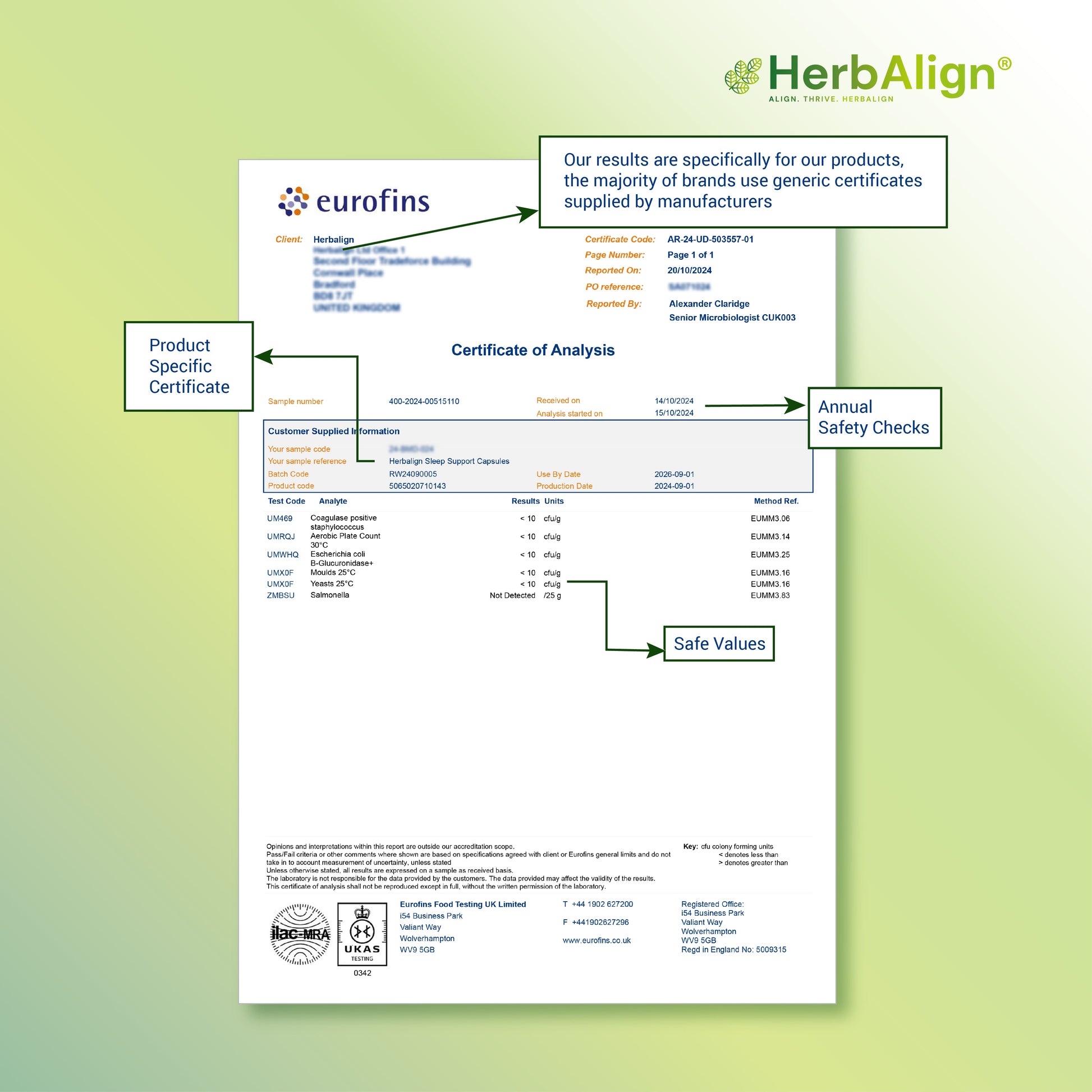 Herbalign Sleep Support Capsules with Valerian & Melatonin
