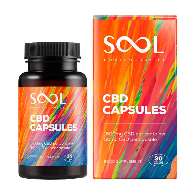 SOOL CBD Gel Capsules 1500mg image