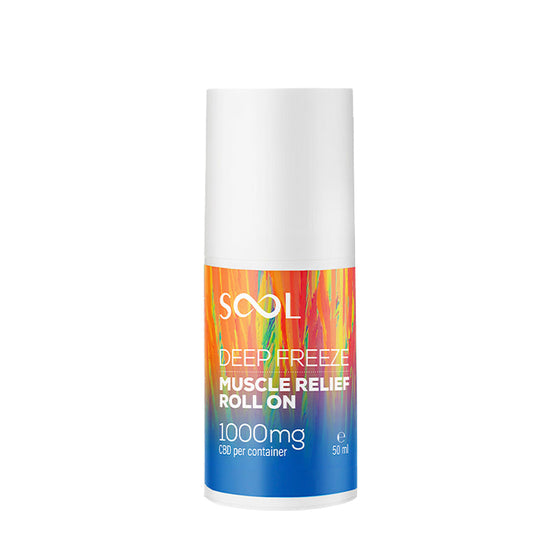 SOOL Cooling CBD Roll-On 1000mg 50ml front product view