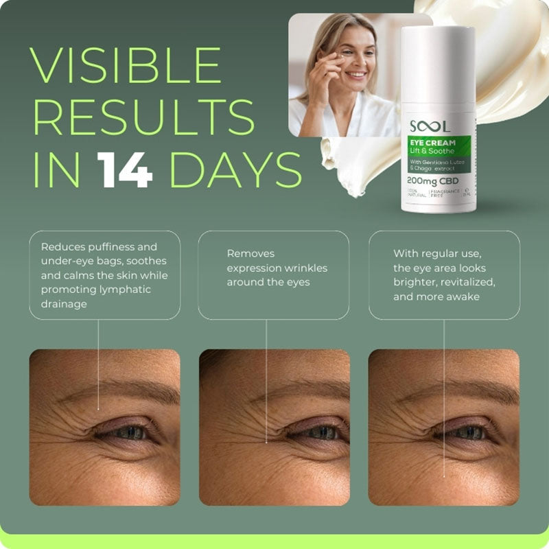 SOOL Smooth & Lift CBD Eye Cream 15ml product image 2