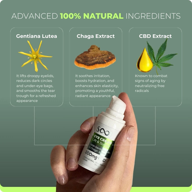 SOOL Smooth & Lift CBD Eye Cream 15ml product image 4