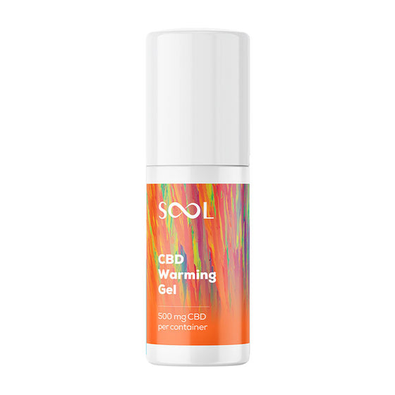 SOOL Warming CBD Gel 500mg 100ml front product view