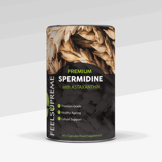 Feel Supreme Spermidine with Astaxanthin Capsules bottle