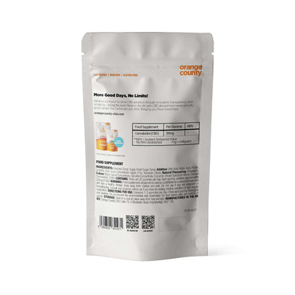 Orange County CBD Gummy Strawberries Small Tub