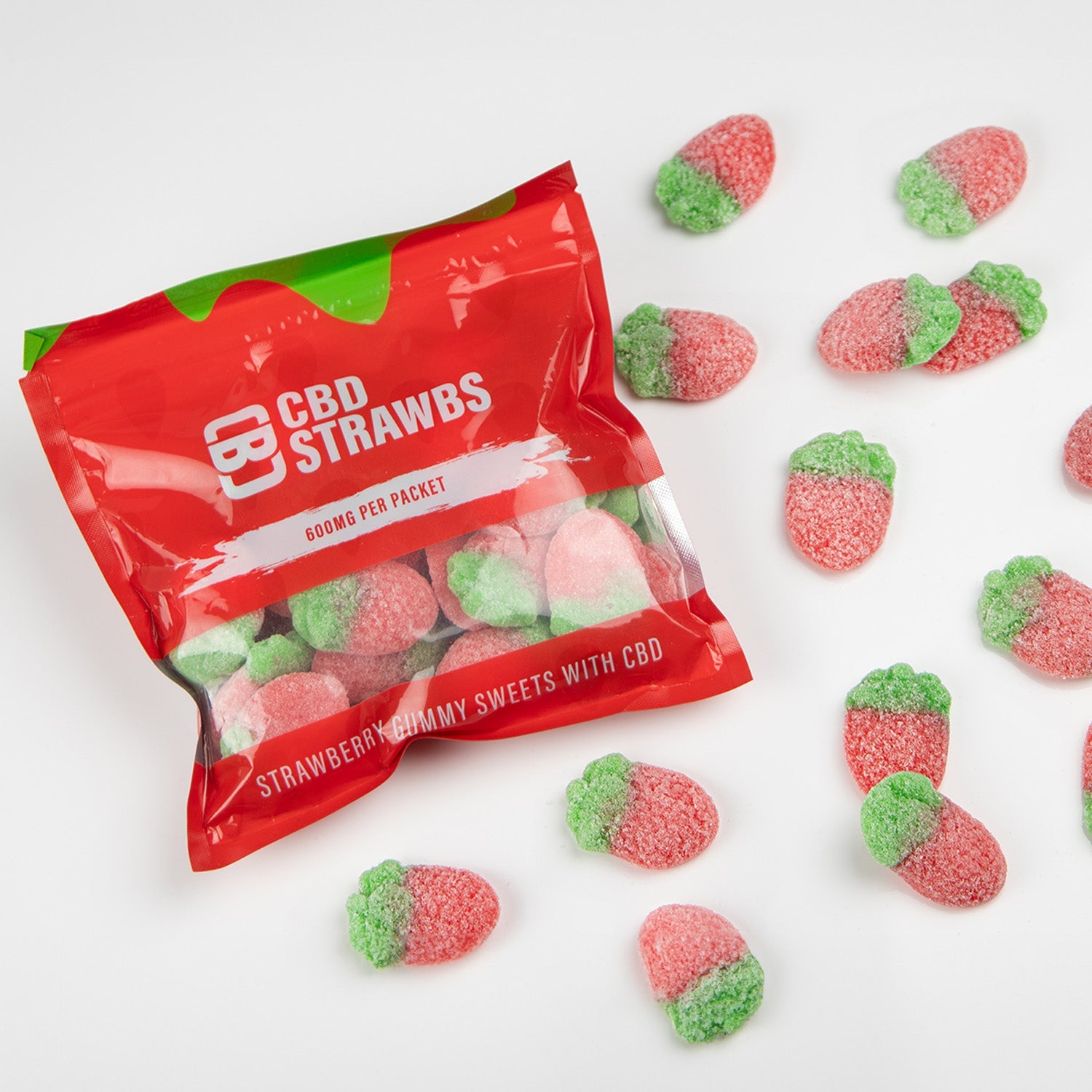 CBD Asylum Strawberry CBD Gummies 600mg
