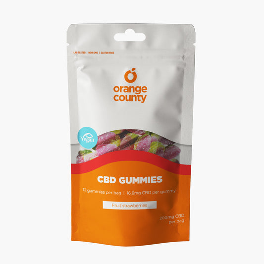 Orange County CBD Strawberry Gummies Grab Bag 200mg at The CBD Hut