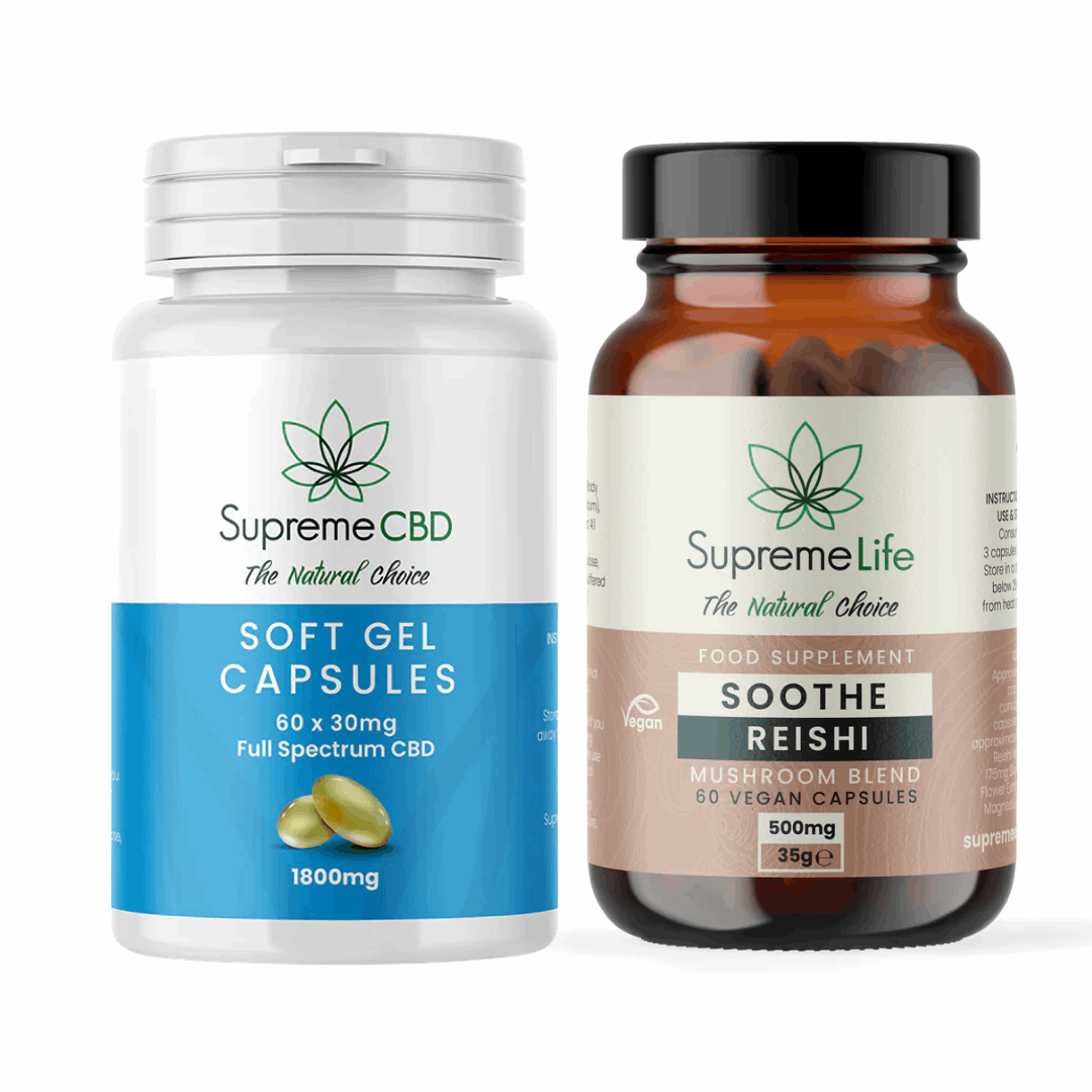 Supreme CBD Capsules and Reishi Capsules Bundle