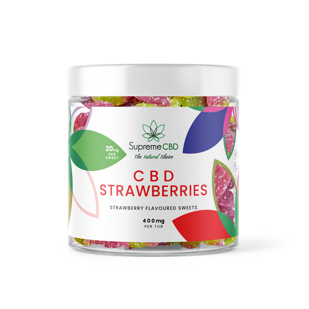 Supreme CBD Gummy Strawberries 400mg