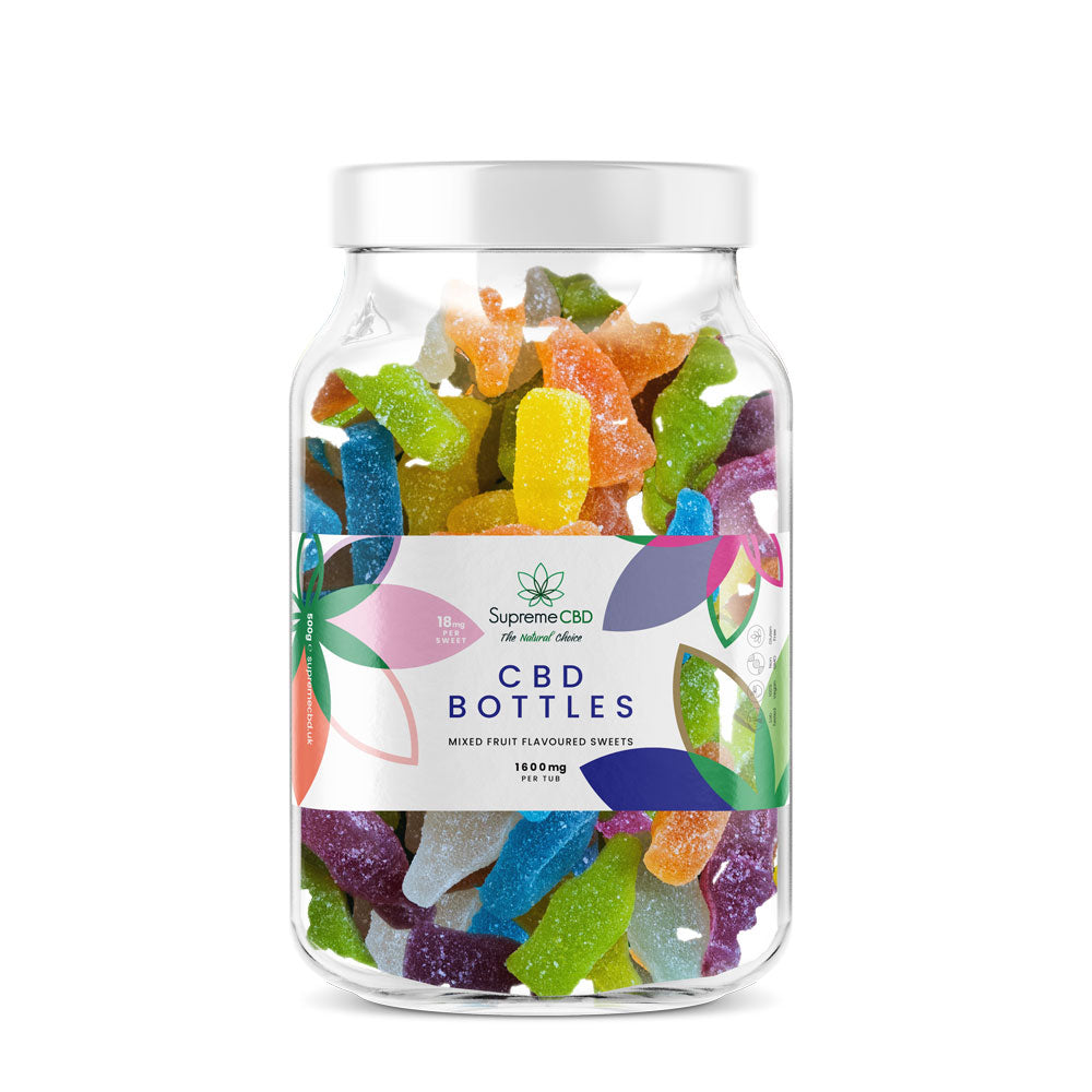 Supreme CBD Large Gummy Bottles 1600mg at The CBD Hut
