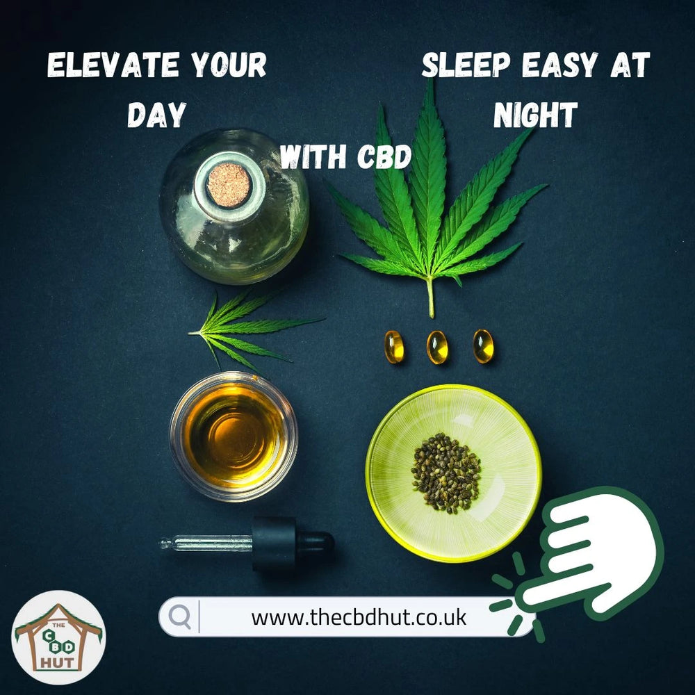The CBD Hut on Instagram -  elevate your day & sleep easy at night with CBD