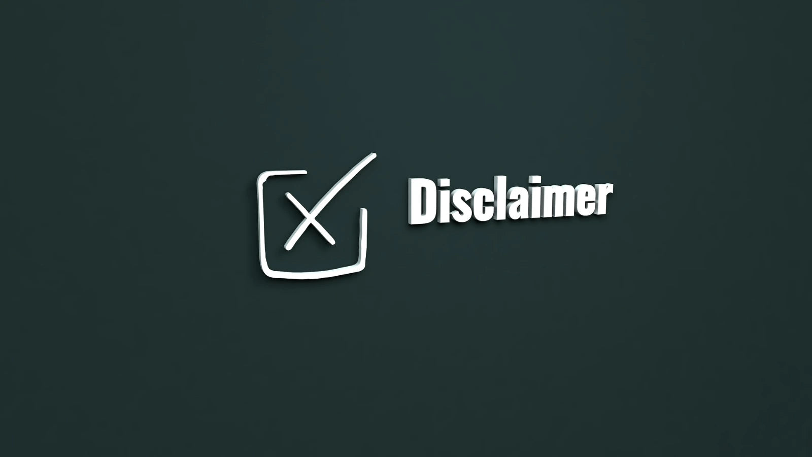The CBD Hut's disclaimers