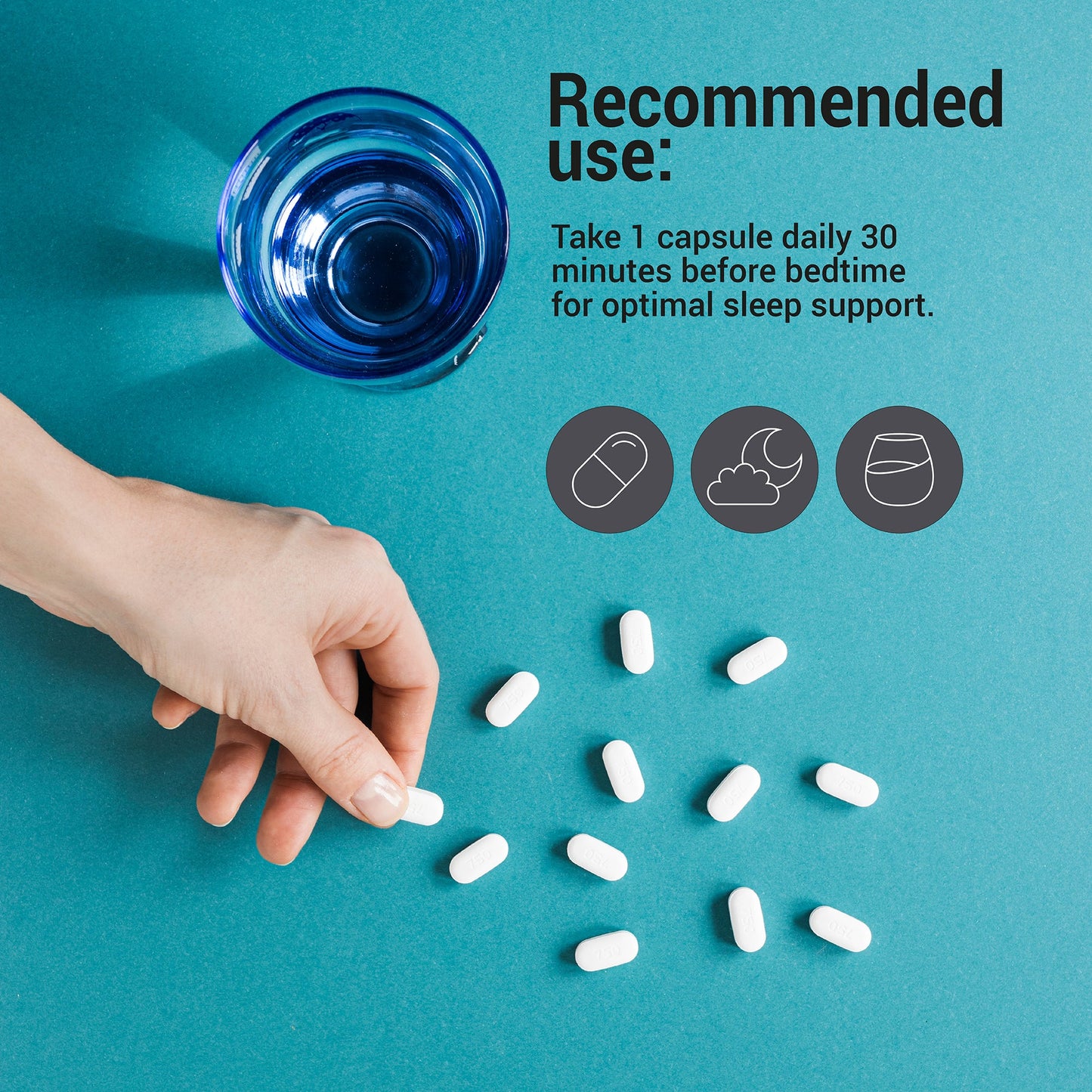 Herbalign Sleep Support Capsules with Valerian & Melatonin