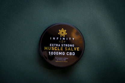 Infinity CBD Full Spectrum Muscle Salve 1000mg jar