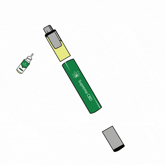 Supreme CBD Pod Max Vape Device with Free 10ml Vape Juice