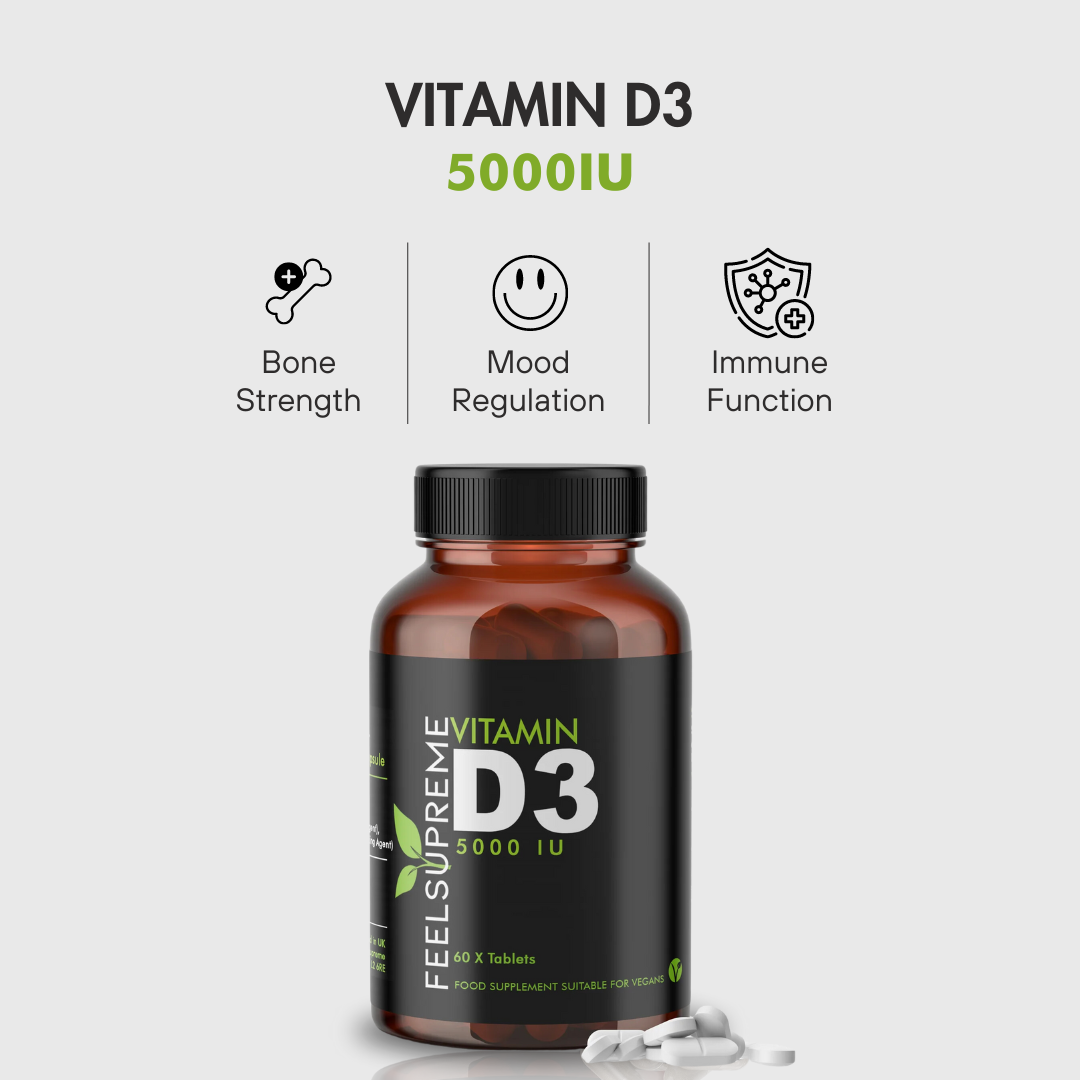 Feel Supreme Vitamin D3 5000IU Tablets